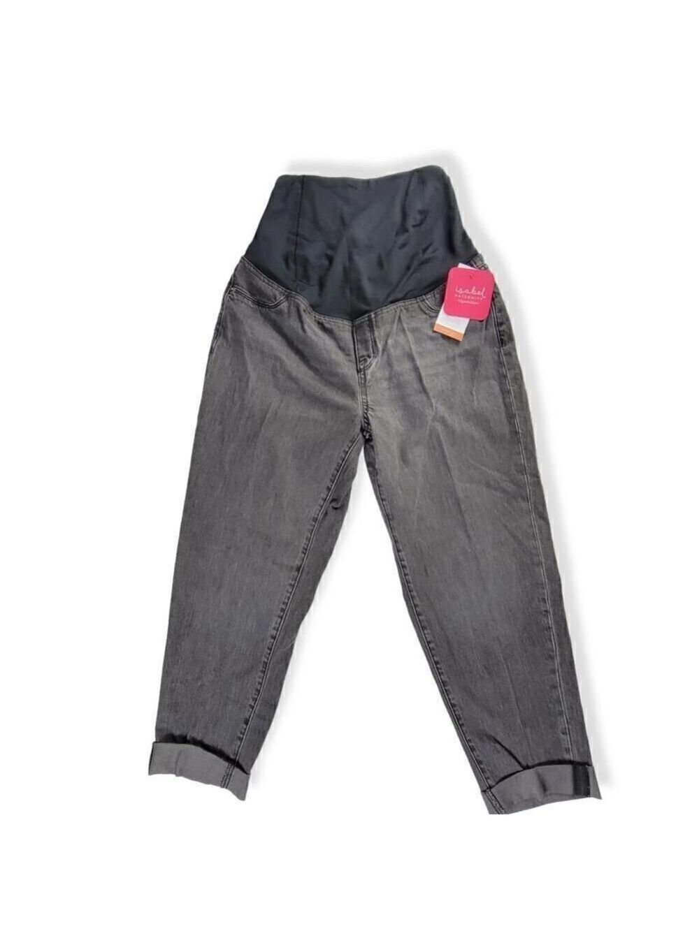 Isabel Crossover panel Black Boyfriend Jeans Size 8